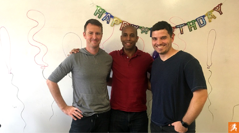 rmwmedia's tweet photo. Celebrating our December birthdays today; our Chief Rocker, Adam, VP of Engineering, Eric and our Creative Rocker, Alden. Happy birthday! 🤘 https://t.co/O1rK8FeEoe