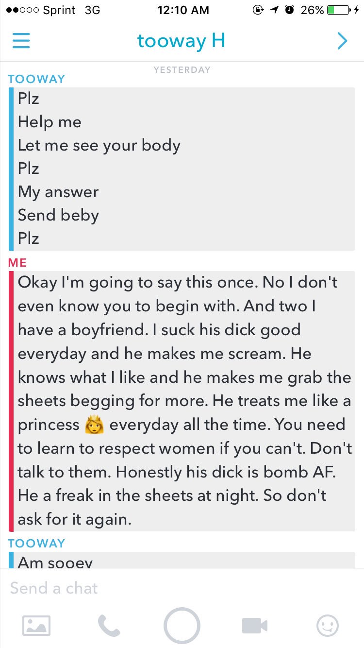 Crazy Sex Stories💦 on X: How to tell a nigga off when she got a man. Be a  freak in the sheets💦 t.comVKKBfCduk  X