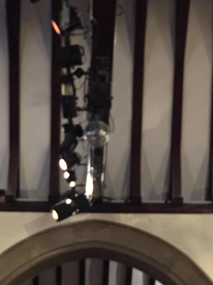 Not enough churches are fitted with a disco ball these days! 
#ChristingleService