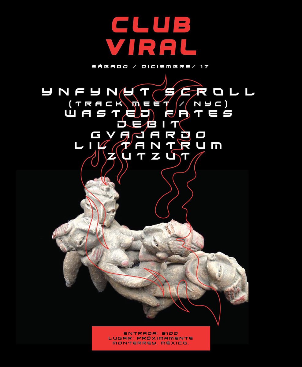 YnfynytScroll's tweet image. CLUB VIRAL - MONTERREY, MX - THIS SATURDAY ⛓💉⛓