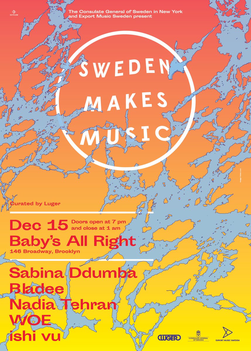 Consul General of Sweden in New York (@swedennewyork) on Twitter photo Free showcase #SwedenMakesMusic feat <a href="/SabinaDdumba/">Sabina Ddumba</a> #Bladee <a href="/nadiatehran/">NADIA TEHRAN</a> WOE #IshiVu <a href="/BabysAllRight/">Baby's All Right</a> on Thursday! RSVP:owl.li/cqWL306IFKb Free showcase #SwedenMakesMusic feat <a href="/SabinaDdumba/">Sabina Ddumba</a> #Bladee <a href="/nadiatehran/">NADIA TEHRAN</a> WOE #IshiVu <a href="/BabysAllRight/">Baby's All Right</a> on Thursday! RSVP:owl.li/cqWL306IFKb