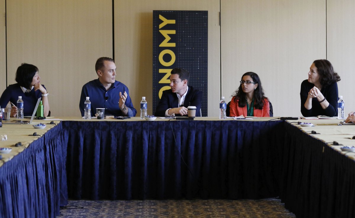 techonomy's tweet image. VIDEO: The United States of Data II: The New Knowledge Trust at #Techonomy16 - ow.ly/mwSt307604S @ktbenner @databrett  @DearPriya