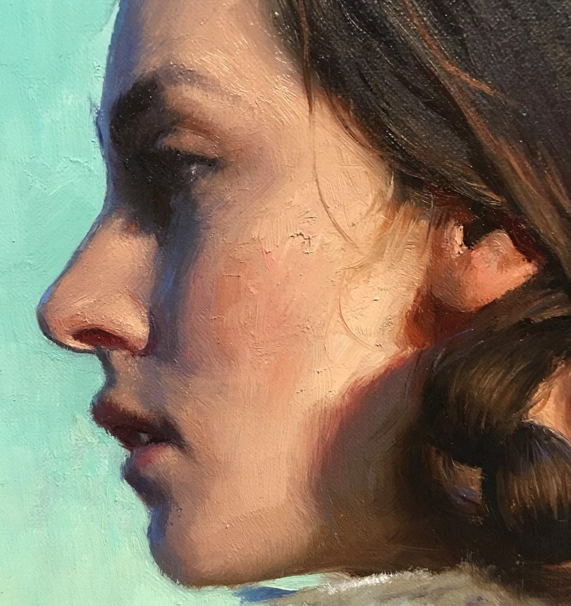TheAutry's tweet photo. #BTS w/this stunning detail of @lipking's new painting for Masters of the American West, opening 2/11: https://t.co/TyuGChKKq5 #Masters2016 https://t.co/D2Mm1h3kf6