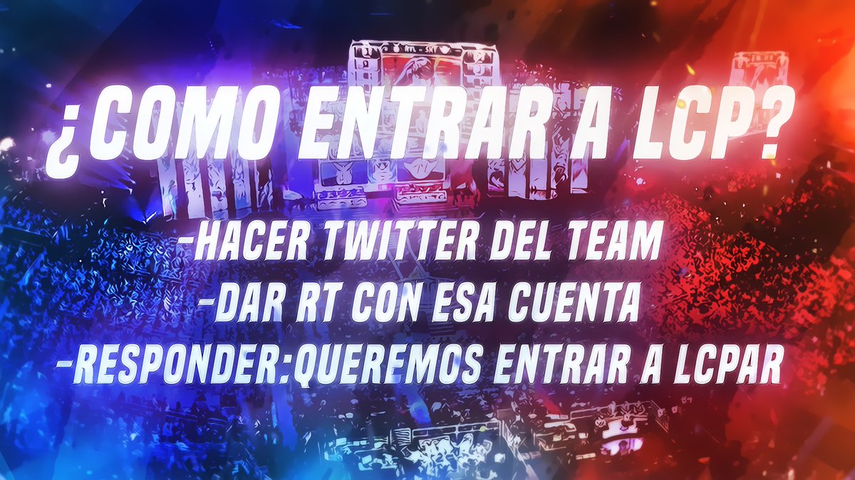 ArgentinaLCP's tweet photo. Como anotarse para la CLASIFICACIÓN de la LIGA!

Todos los requisitos en la IMAGEN.
Después pasamos la página donde votan. https://t.co/l2xwG91TWm
