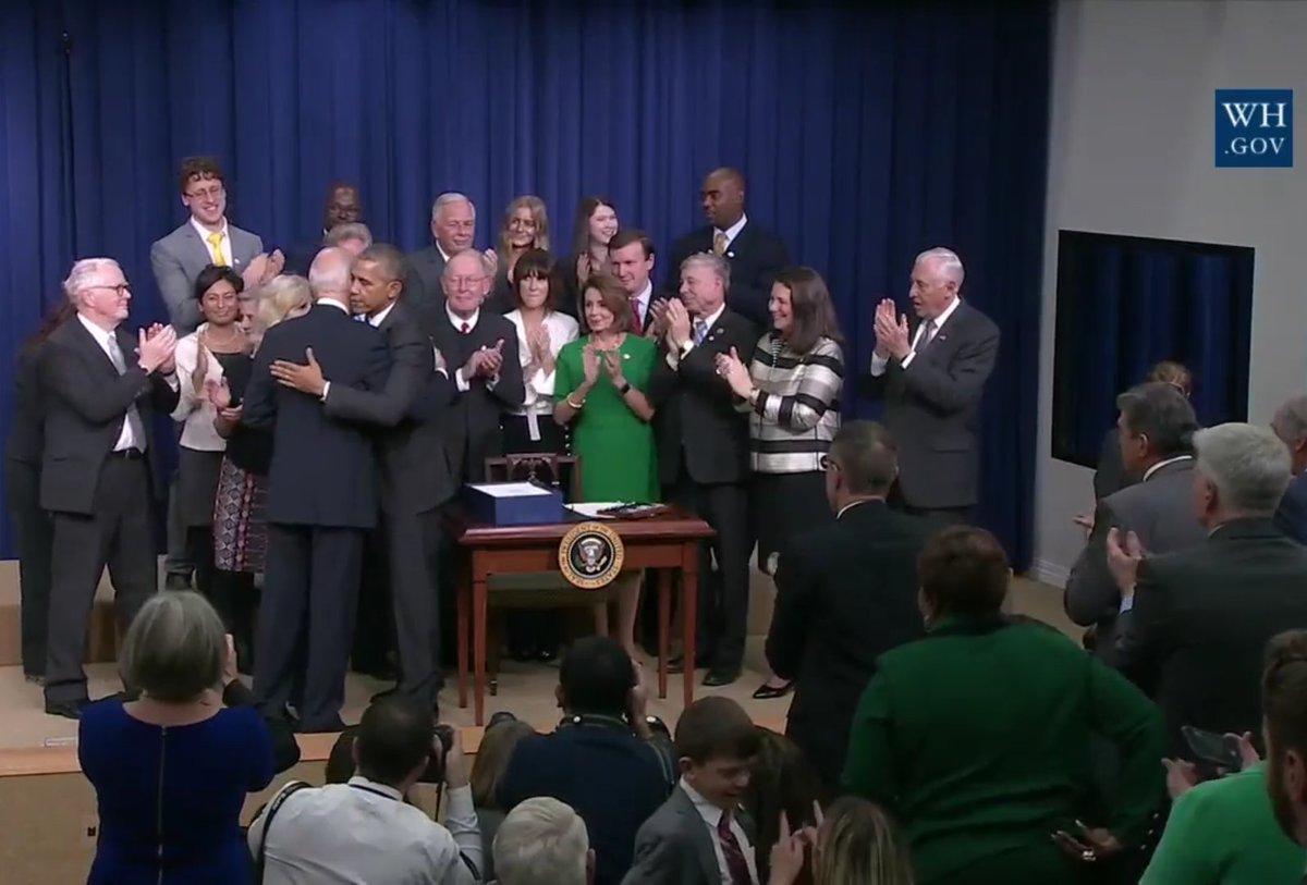 USRepRickNolan's tweet photo. With my strong support, President Obama today signed the bipartisan 21st Century Cures Act into law. Read more: https://t.co/hfcSJJSQkh https://t.co/kn0b62igrD