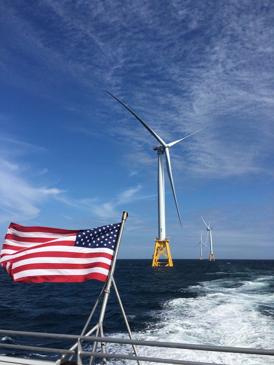 MA4OffshoreWind's tweet photo. #BlockIslandWindFarm Power On, Launches America’s Offshore Wind Energy Industry https://t.co/wnnOkaQmfN via @NWF https://t.co/JHeobFig8T