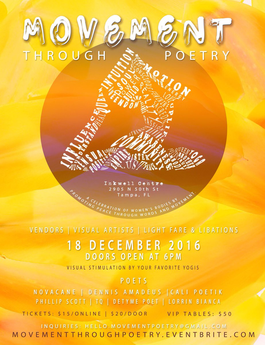 mya_cato's tweet photo. Sunday #MovementThroughPoetry https://t.co/cwn4nf1qUO