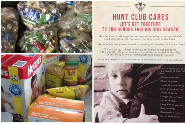 The Grounds Team collected a few cans this summer towards helping the annual <a href="/LondonHuntClub/">London Hunt Club</a> food drive  #cans4kids