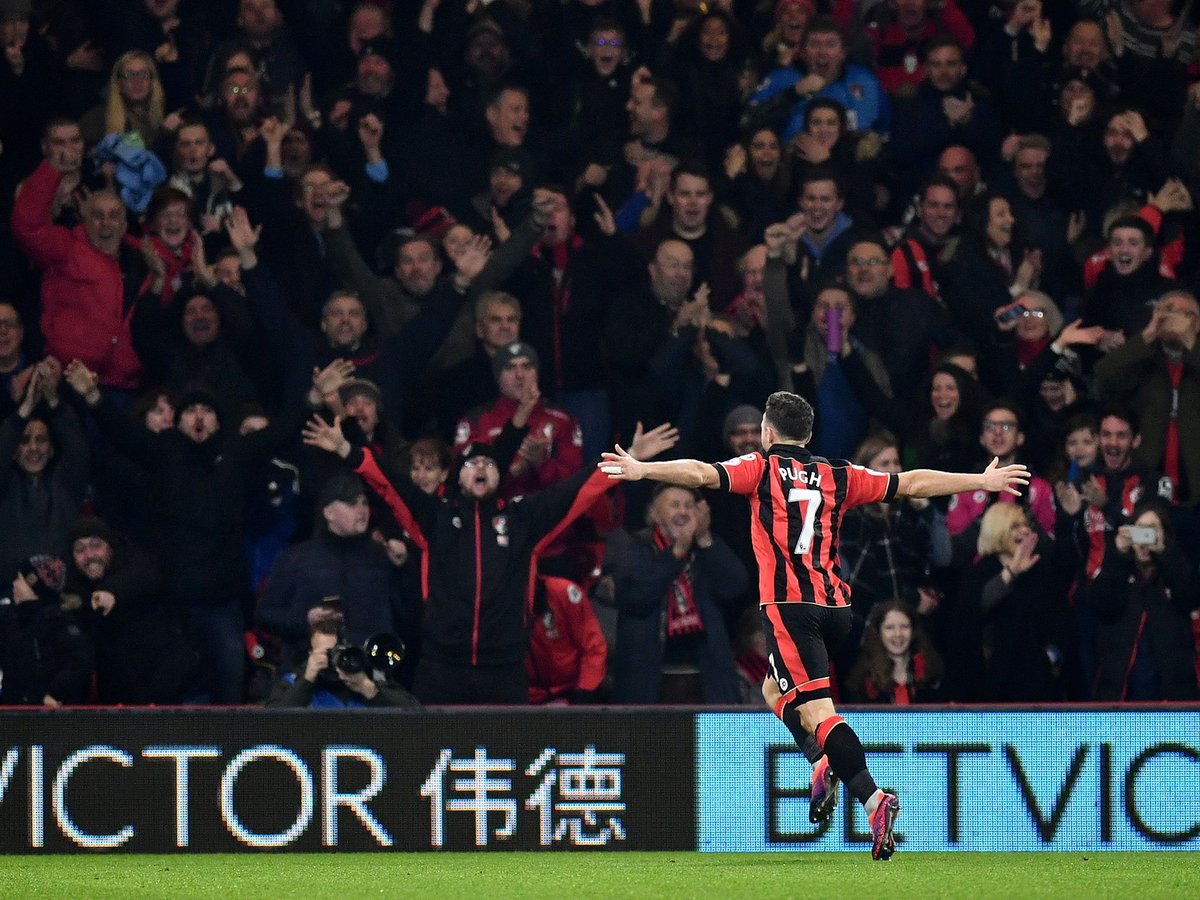 Marc Pugh bursts Leicester bubble as Bournemouth continue to climb the table ind.pn/2hKMgqm