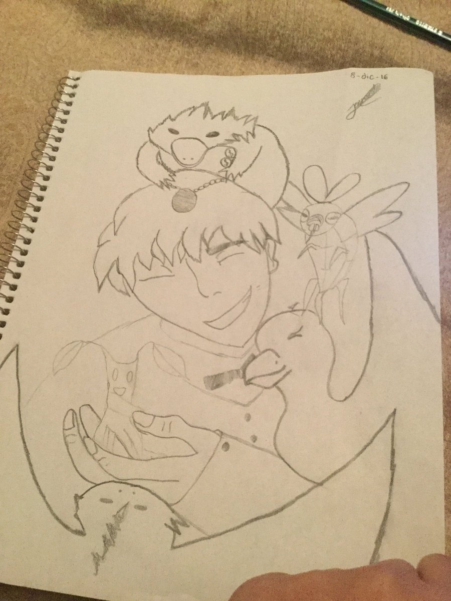 may_candice1's tweet photo. @jk_rowling my fan art abou Newt Scamander and his fantastic beasts https://t.co/F0Xv5YmGTA