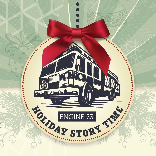 calgarylibrary's tweet image. The only thing better than a visit from Santa is a visit from Mayor @nenshi and Santa! #Engine23 bit.ly/2gEB6Wa