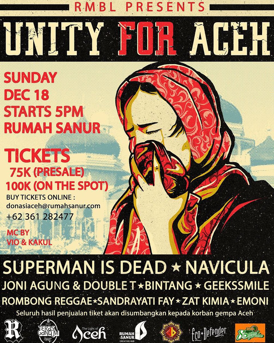 smilingdiana's tweet photo. Kemanusiaan itu tumbuh dari keajaiban nurani tanpa sekat dan tanpa musim. Mari bersolidaritas di acara #UnityForAceh ini. https://t.co/ZUoRFbUvDa