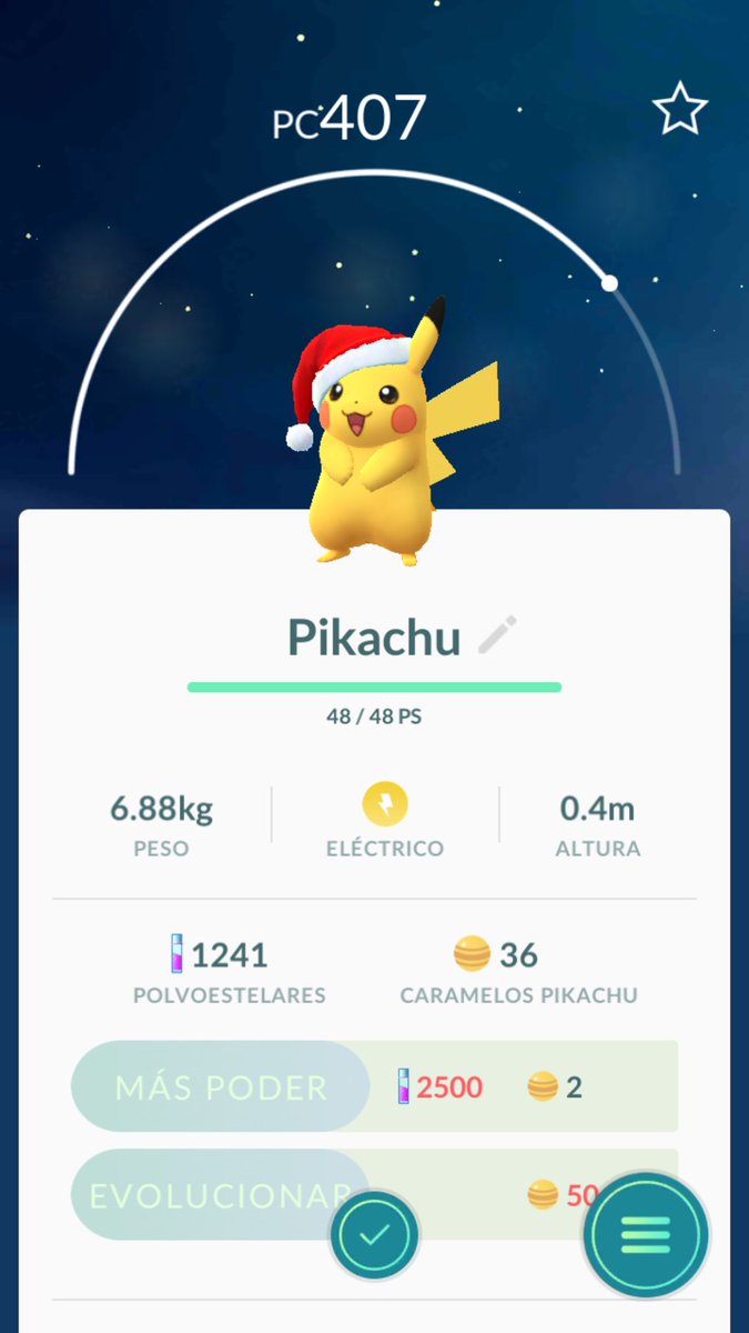 CyRaXBaD's tweet photo. Feliz Navidad!!!! El Pikachu Navideño ya está disponibleee!! @PokemonGoValla https://t.co/UFGNbBCmQ6