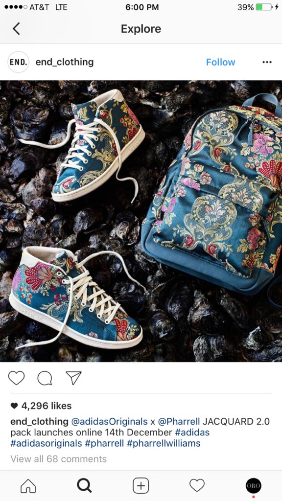 pharrell jacquard backpack