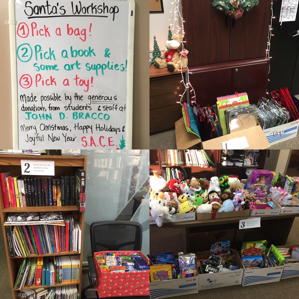 sacetalks's tweet photo. At our Santa's Workshop young clients pick out a gift from donations from @jdbracco &amp; @HockeyHelpsKids #teamlucic https://t.co/t2A9wMZpvM