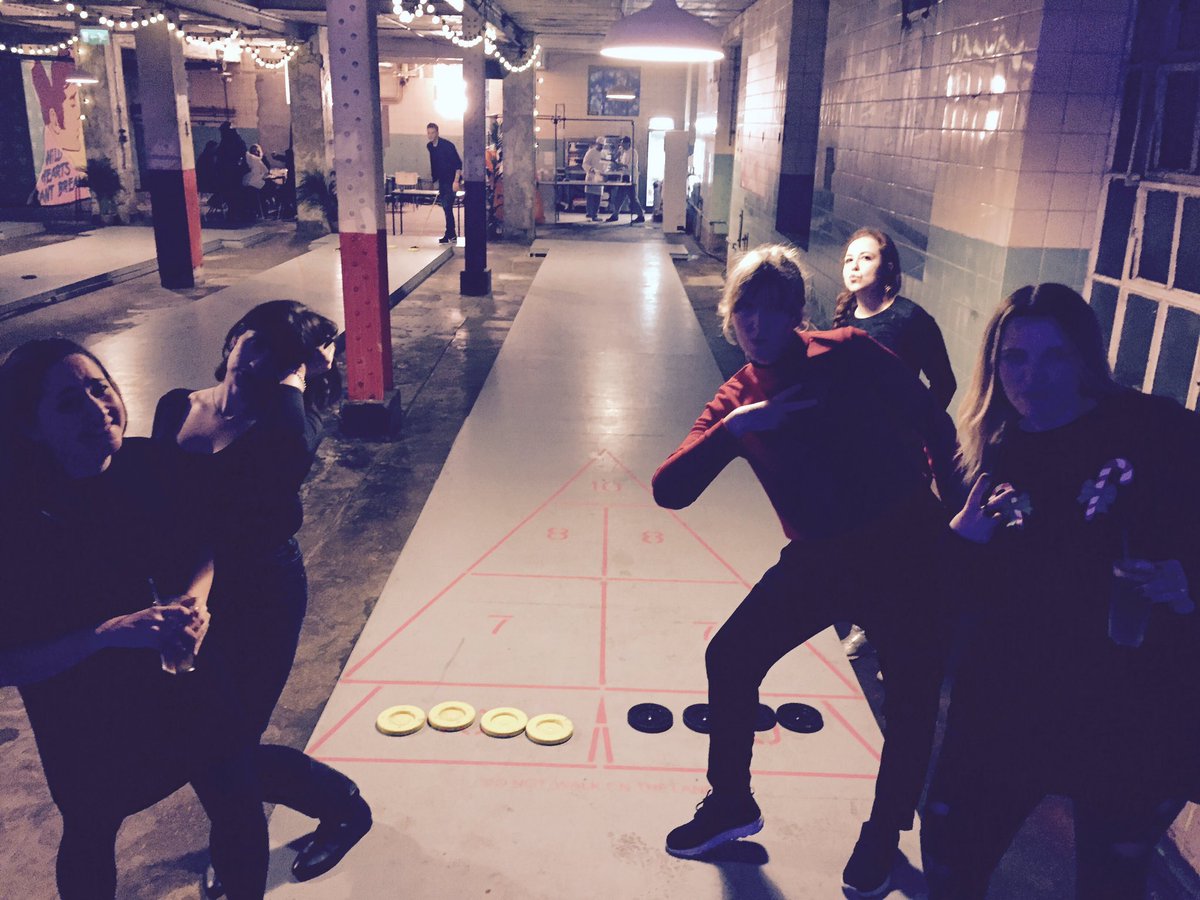 Christmas do .... well underway with the help of a bit of #shuffleboard