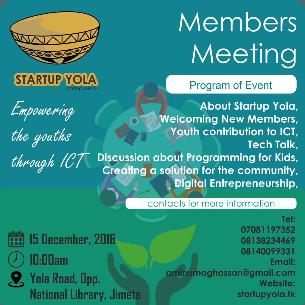 startupyola's tweet photo. Our up coming Events https://t.co/mkHLxkhhO6 https://t.co/81xv79NKl7