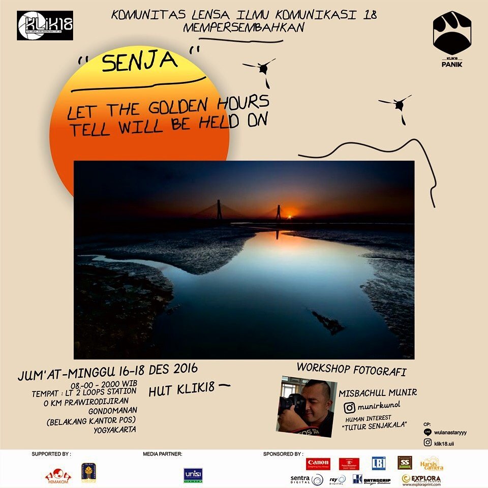 Apresiasikan jiwa seni kalian dalam pameran foto ini. Dukung terus karya-karya anak bangsa🎉