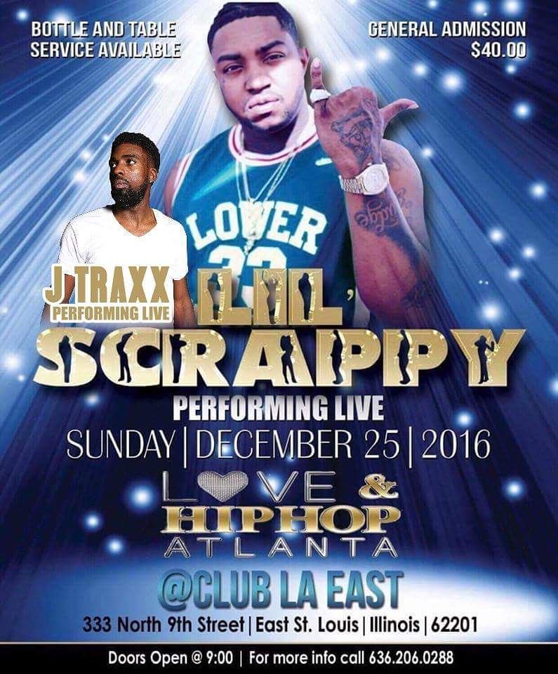 brooklyn_radio's tweet photo. #Event @IamJTraxx Opens for #LilScrappy at #ClubEast #EastStLouis #Illinois #Sunday25thDec2016 > 
https://t.co/m9Qm2xQWou < https://t.co/PLUMzy7ya1