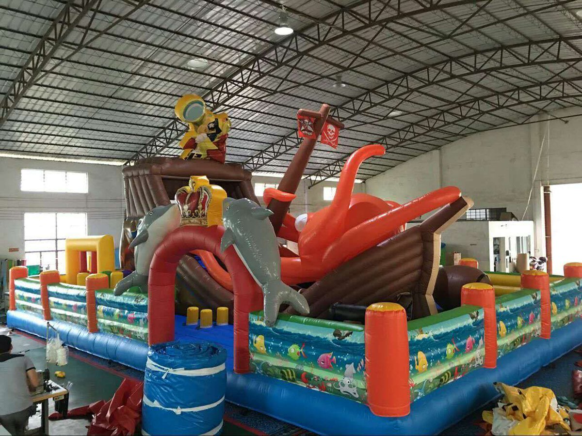 Inflate_Frank's tweet image. Guangzhou inflatable fashion design Pirate Ship inflatable Bounce for sale: whatsapp 008613824436243