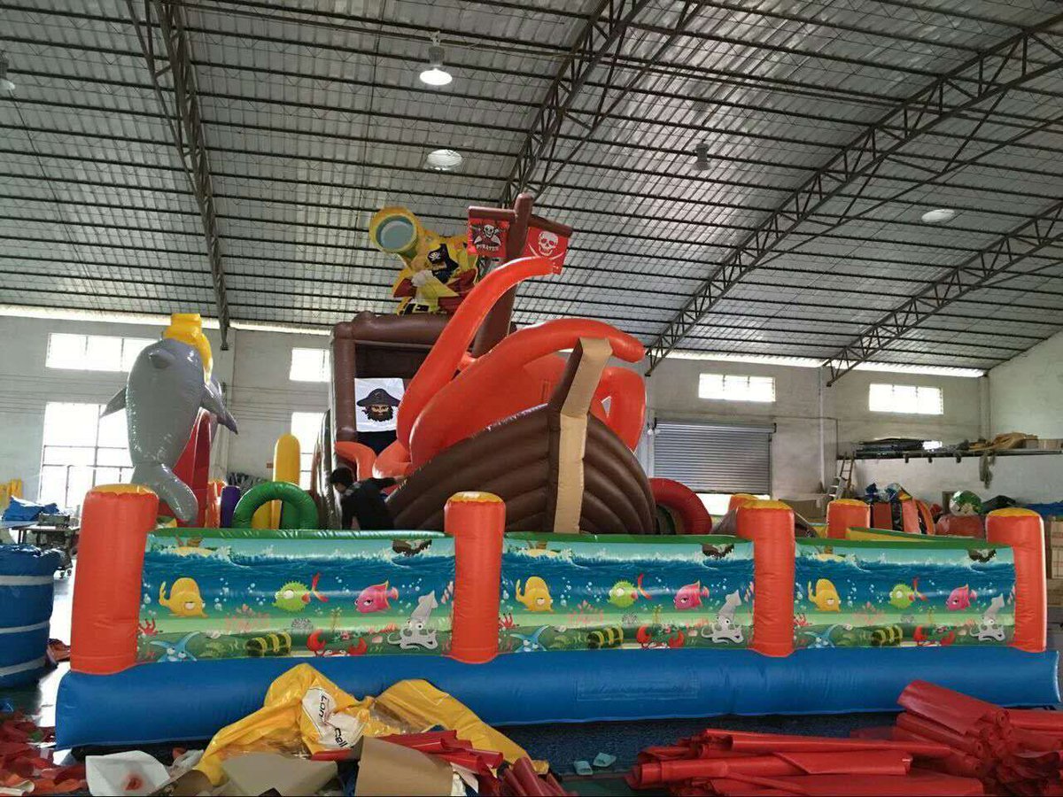 Inflate_Frank's tweet image. Guangzhou inflatable fashion design Pirate Ship inflatable Bounce for sale: whatsapp 008613824436243