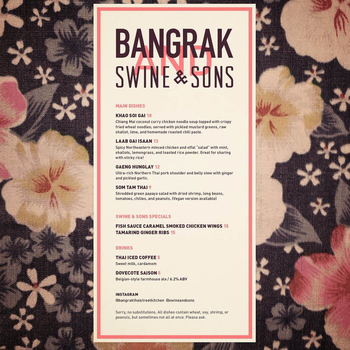 Bangrak Thai Street Kitchen pop up tomorrow night from 5p-8p! facebook.com/events/5726229…