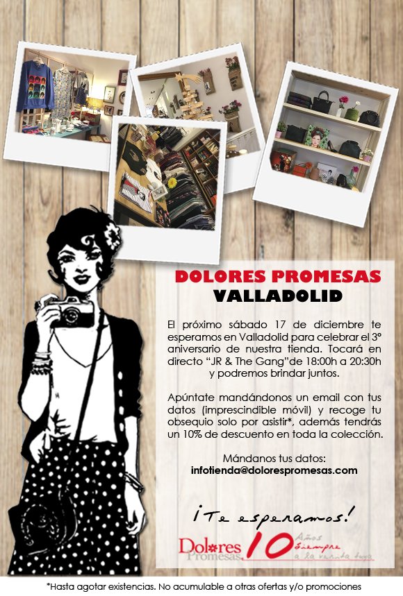 Dolores Promesas On Twitter Os Esperamos Este Sabado En Dolorespromesasvalladolid Para Celebrar Juntos Nuestros Tres Anos