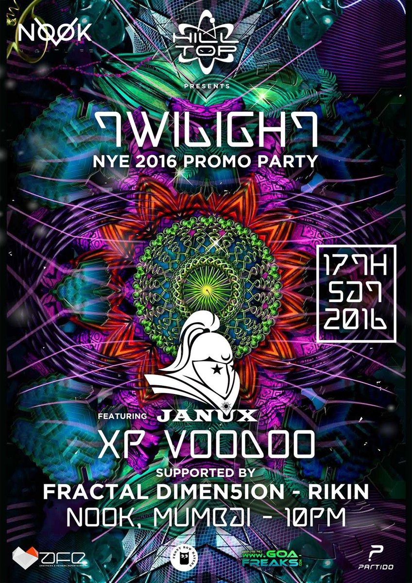 #Mumbai Get ready for a psychedelic takeover this Saturday with the incredible <a href="/DjJanux/">Jehan Johar</a> and @XPVOODOO at helm! #NYEPROMOPARTY
