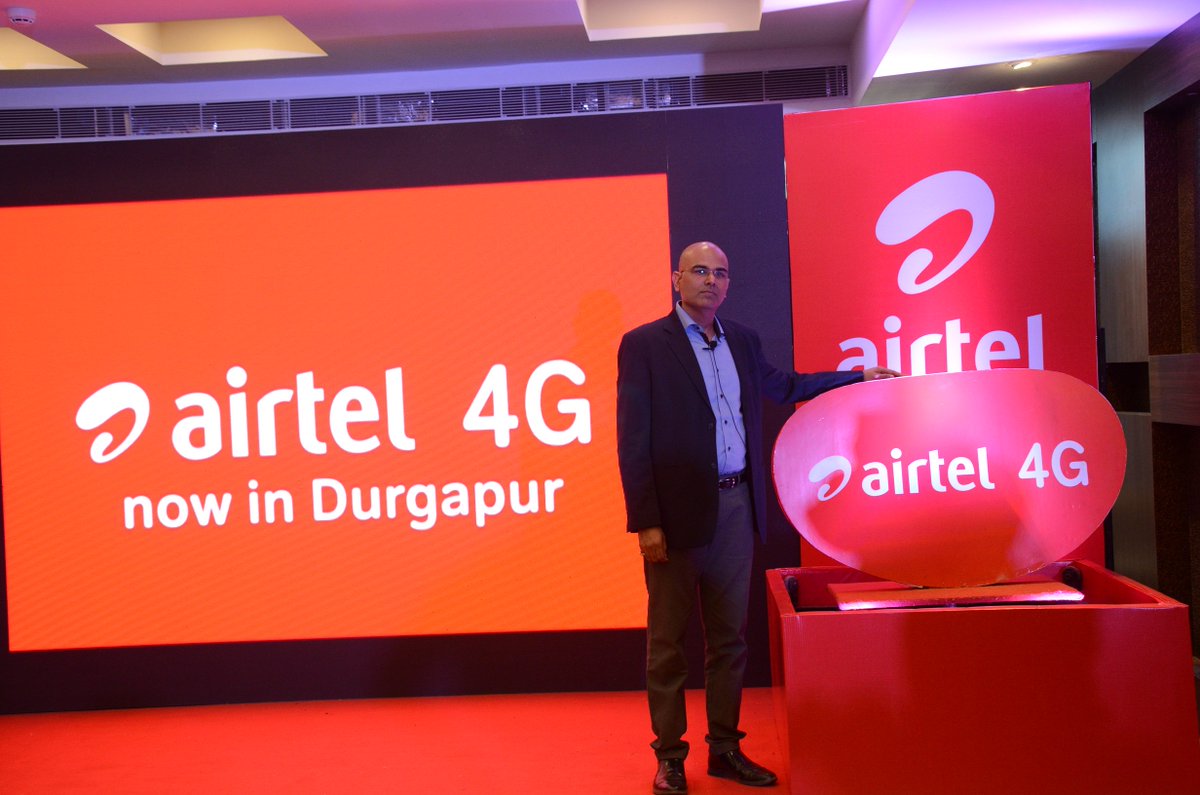 airtelnews's tweet image. Vir Inder Nath, CEO-West Bengal &amp;amp; Odisha, Bharti Airtel launches 4G service at Durgapur, deployed on advanced carrier aggregation technology