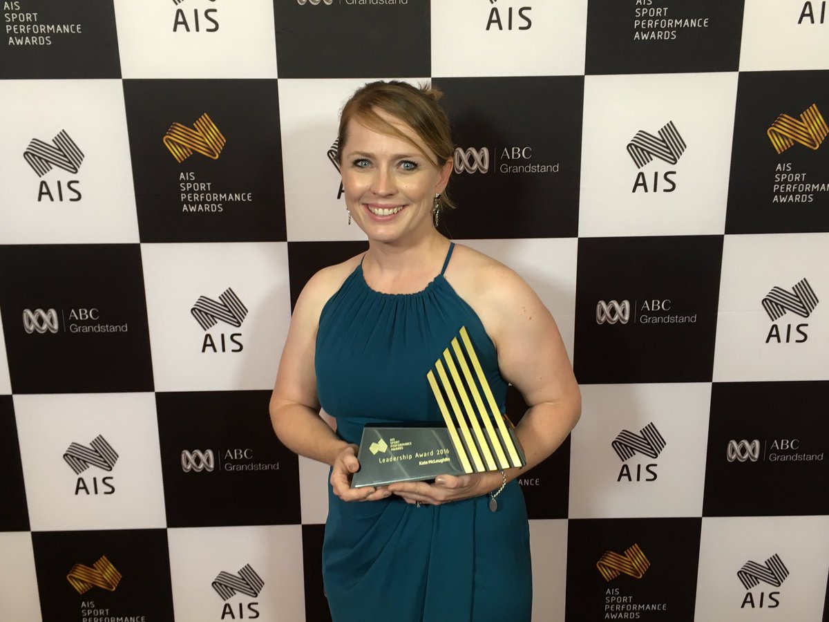 #NEWS Our wonderful Chef de Mission <a href="/katemcloughlin4/">Kate McLoughlin</a> has won the AIS Award for Leadership. Fitting recognition for her amazing work. #ASPAs