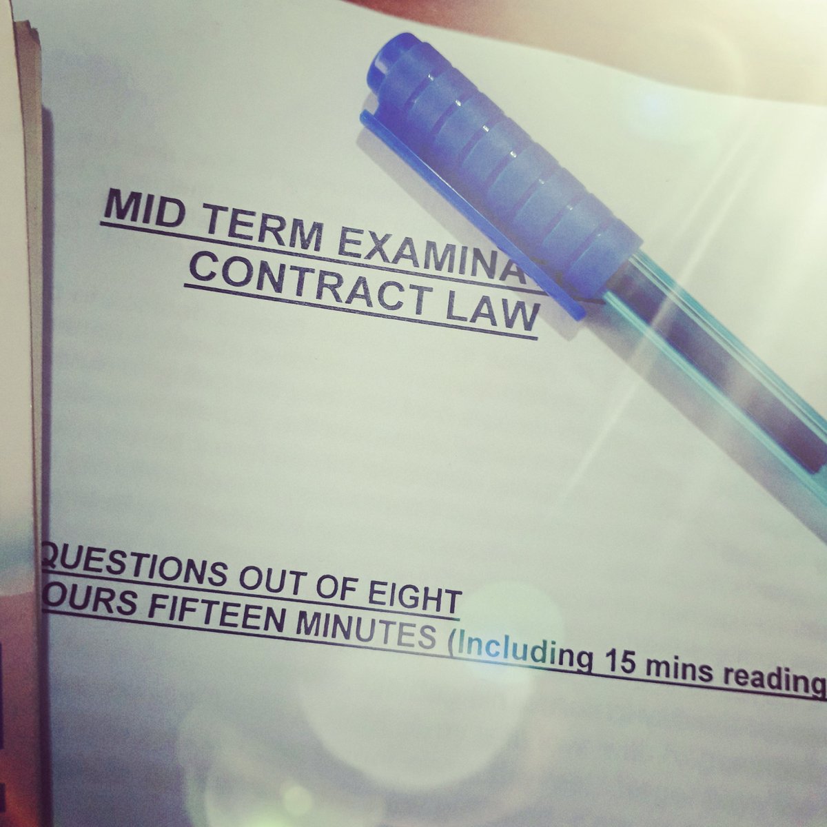 basicallysan's tweet image. Invigilating for a crazy student lot is anything but fun, #amused nonetheless. #questionsraised #difficult #casual lot!