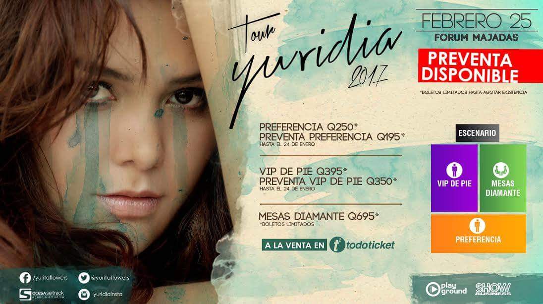 #YuridiaCentroamérica @yuritaflowers cada día me emociono más 🤗🇬🇹 @Todoticket ya voy x mi entrada #EstoNoMeLoPierdo #YuridiaEnGuatemala 🇬🇹🇲🇽