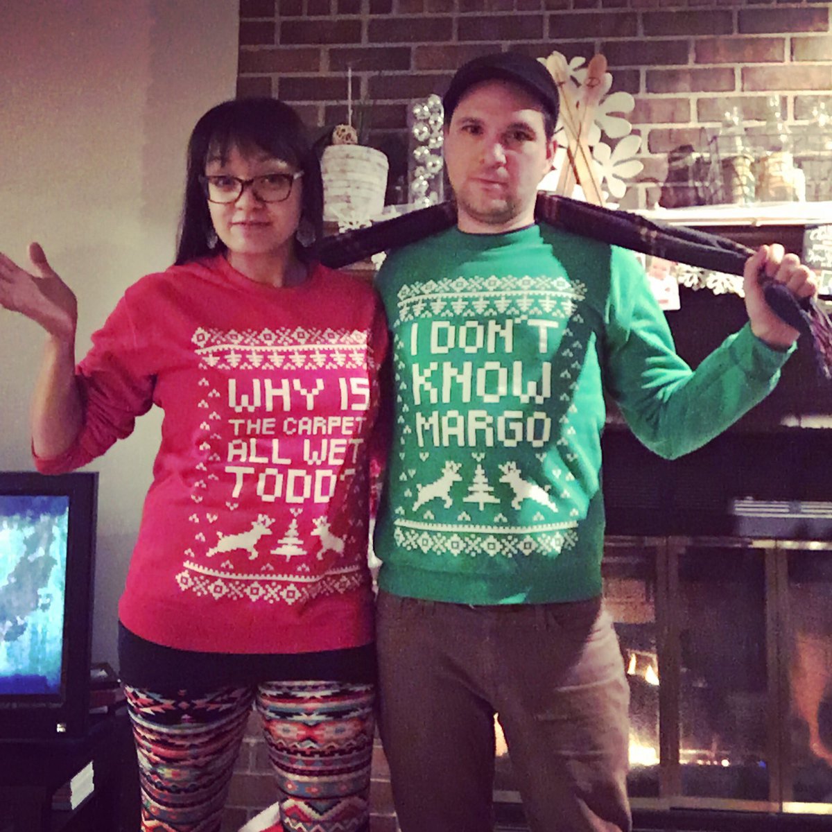 thebrownslife's tweet photo. 🎵It's that time/Christmas time is here/Everybody knows there's not a better time of year/Hear that sleigh, Santa's on his way #margochester https://t.co/dEgYC5e6Ki