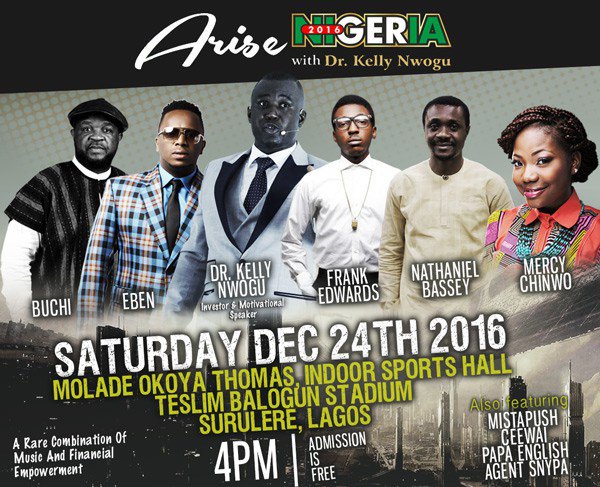 Officialbwan's tweet photo. EVENT: 10 DAYS TO GO : ARISE NIGERIA CONCERT HOLDS ON DEC 24TH | @AriseNigeria16 @stpresh… https://t.co/RVyPt6bCY3 https://t.co/Mjz20oWSaA
