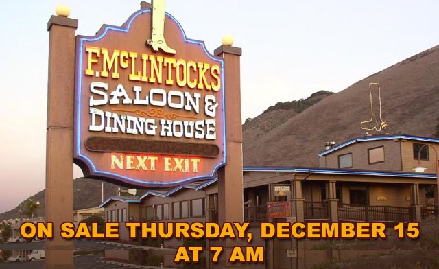 KSBY's tweet photo. BACK BY POPULAR DEMAND! F.McLintocks is back on #HalfOffDining this Thursday at 7am! https://t.co/JB635qz5V8 https://t.co/v8Vp7ZZdLO
