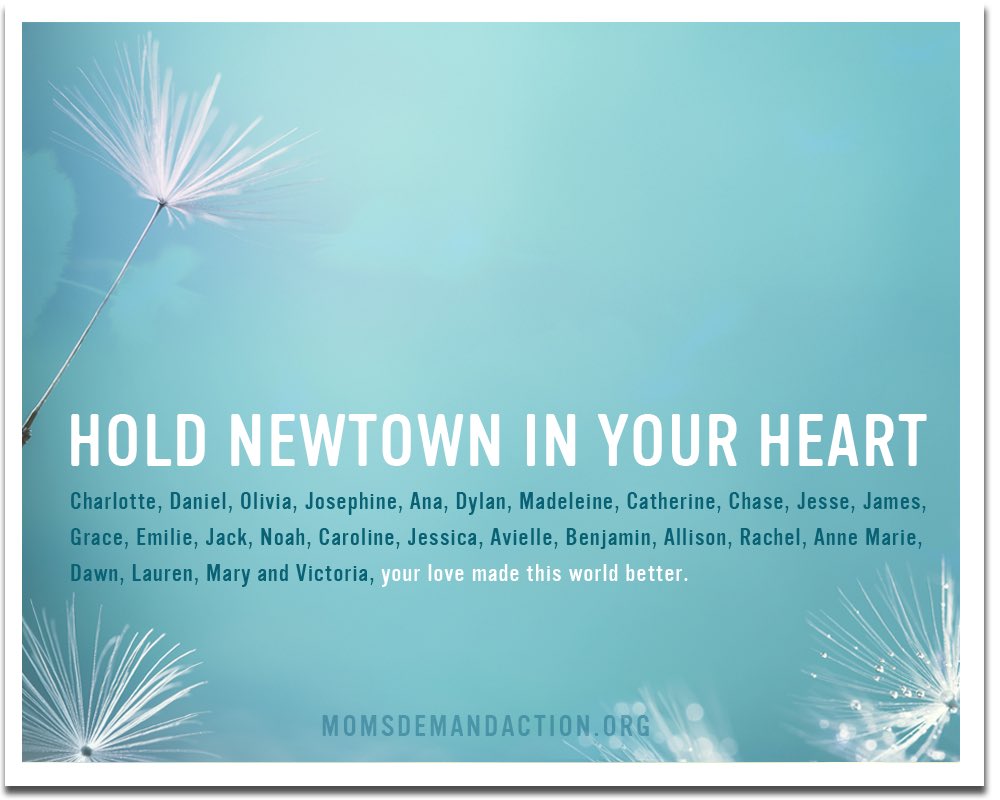 shannonrwatts's tweet image. 1. Today we mark 4 years since 20 children and 6 educators were shot and killed in the sanctity of an American elementary school. #SandyHook