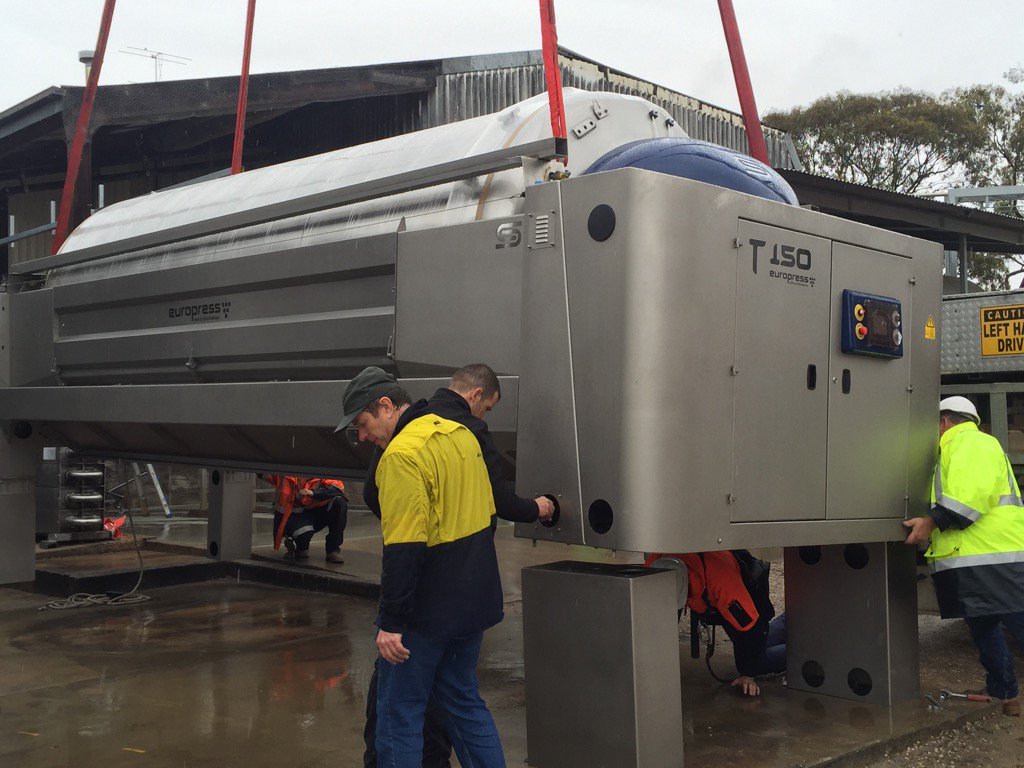 Excited to be prepping for Vintage 2017. Can't wait to use the new press!