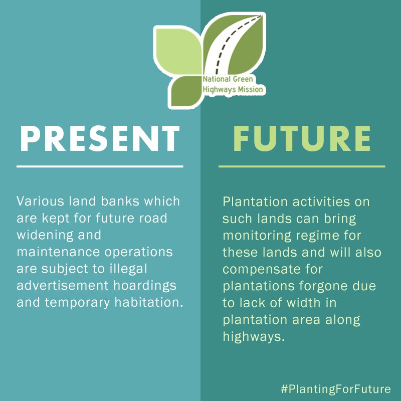 nationalgreenh1's tweet image. This program aims to keep a check on plantation loss due to lack of monitoring along highways #NGHM #PlantingForFuture #environment