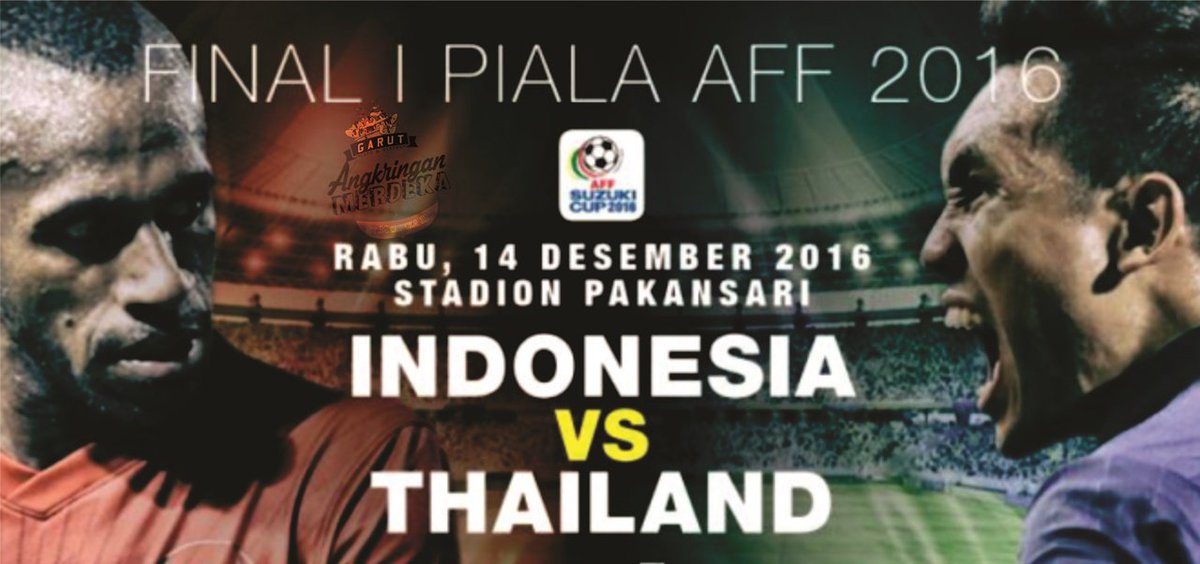 Hari ini indonesia vs thailand final  leg 1 sekaligus persib juga main guys . Mari kita nobar di cafe  angkringan merdeka .. rameee hayu