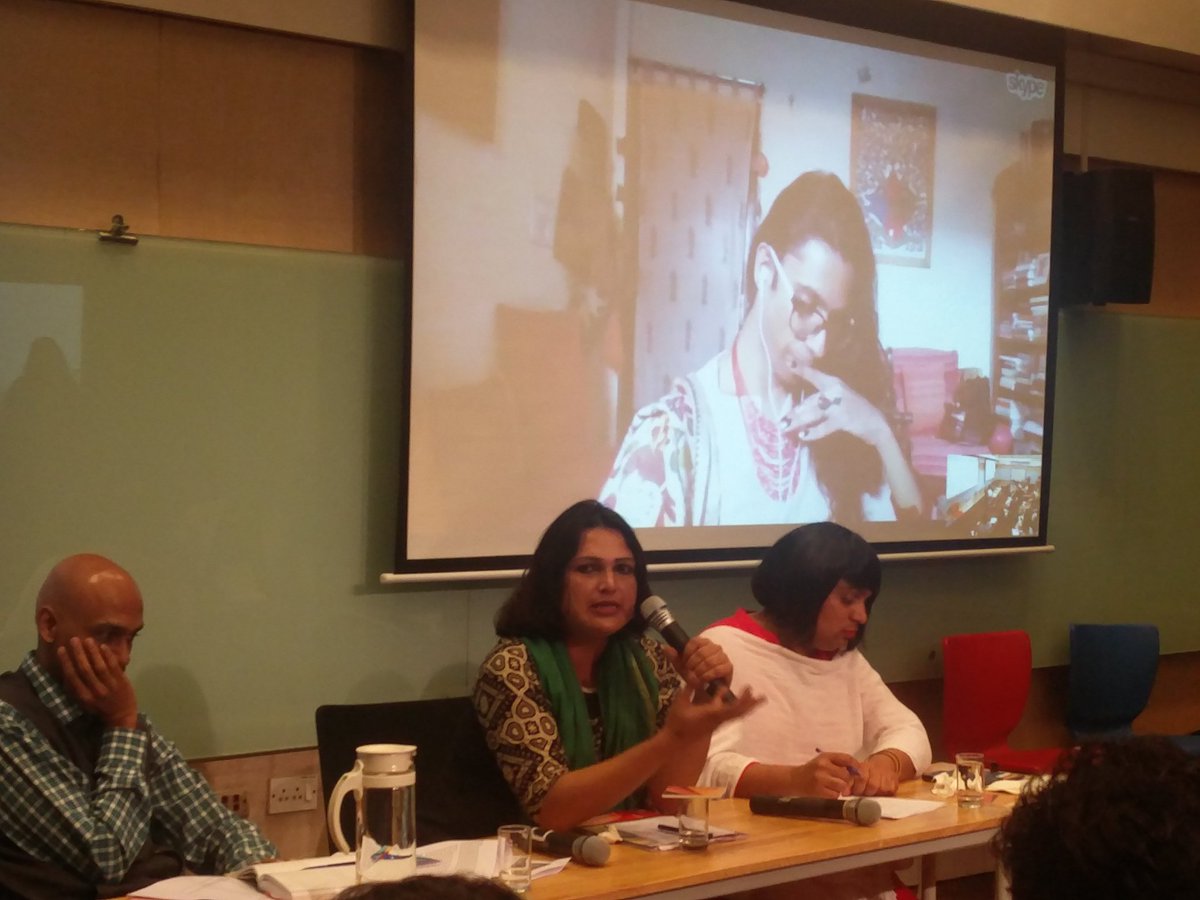 DonaAJohn's tweet photo. 'If you say that #Hijra community begs for a living so does the #brahmin for performing rituals' @FNFSouthAsia @CLPRtrust #TransForm2016 https://t.co/OA7LBIb2L8