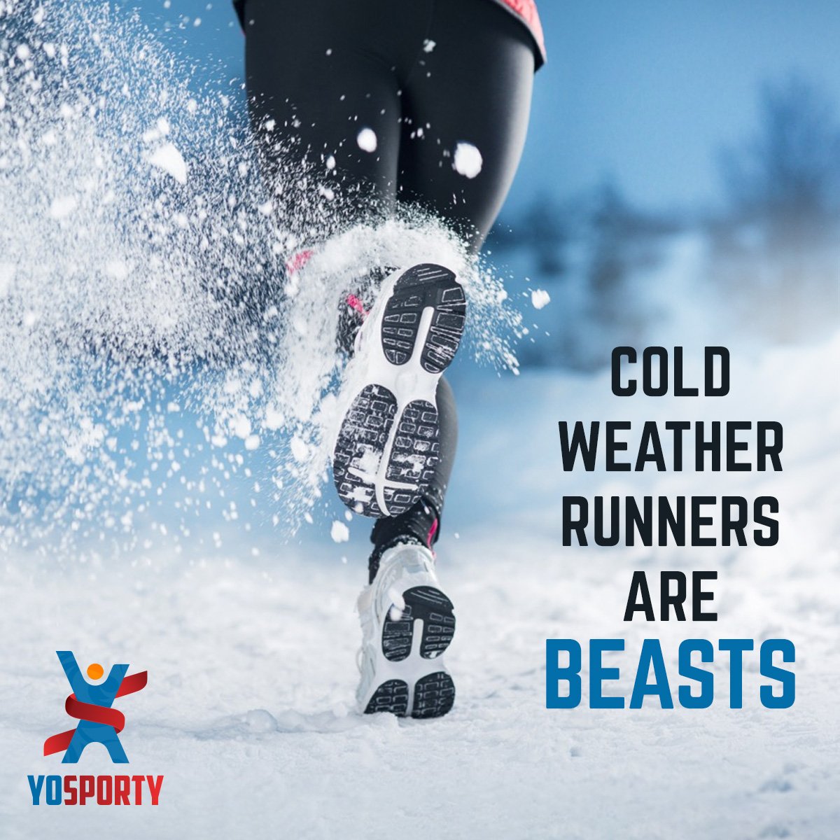 YosportyA's tweet photo. Be the #Beast!
#YoSporty #runner #winter #cold #sports #health #fitness #running #workout #cardio #training https://t.co/mRX1ENju4N