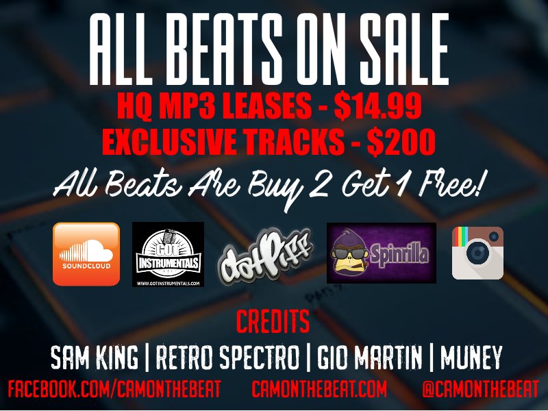 CamOnDaBeat's tweet photo. "Have Mercy" Meek Mill Type Beat - (Prod. @Camonthebeat x @BeatzByDro)
Lease For $14.99
https://t.co/399cgdnRVB
#Beats #Producers 
@DNR_CREW https://t.co/ywjfn47jgF