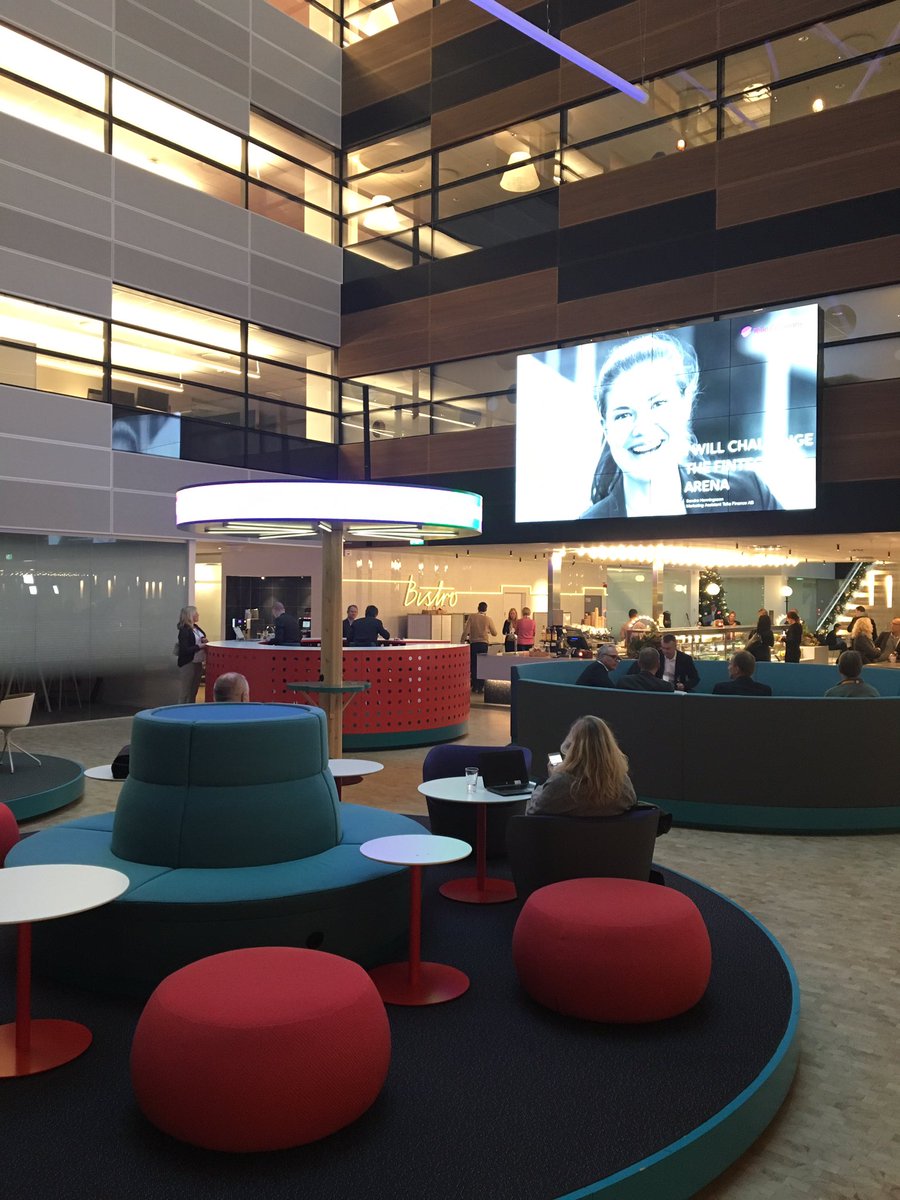 New <a href="/TeliaCompany/">Telia Company</a> Stockholm office records poss best ever <a href="/Leesman_Index/">Leesman</a> temp ctrl + air qual satisfaction. Plus revolving mtg pods!