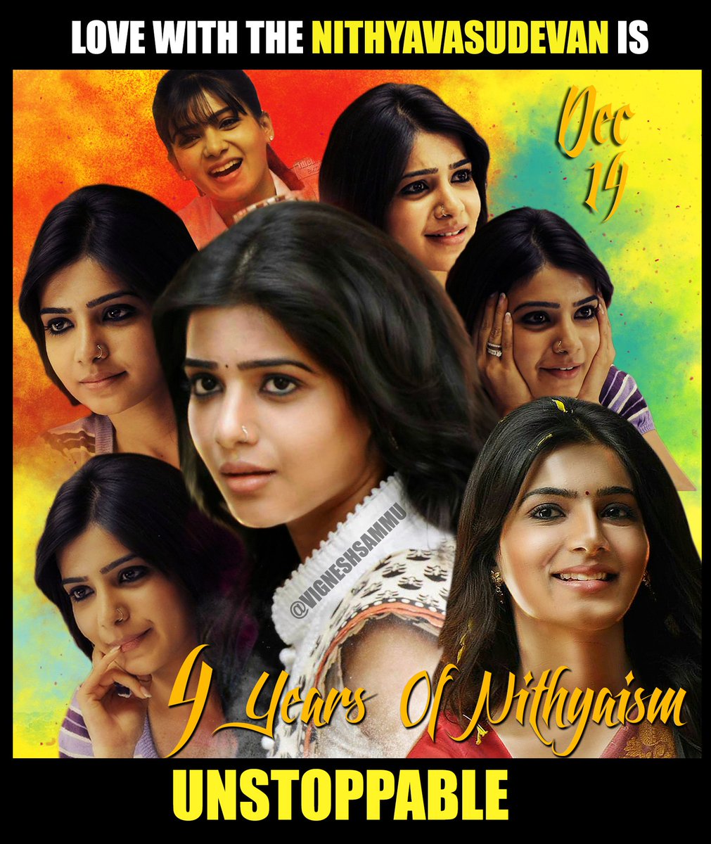 VigneshSammu's tweet image. Love With #Nithyavasudevan and @Samanthaprabhu2 is #unstoppable #4YearsOfNEP #4yearsofnithyaism