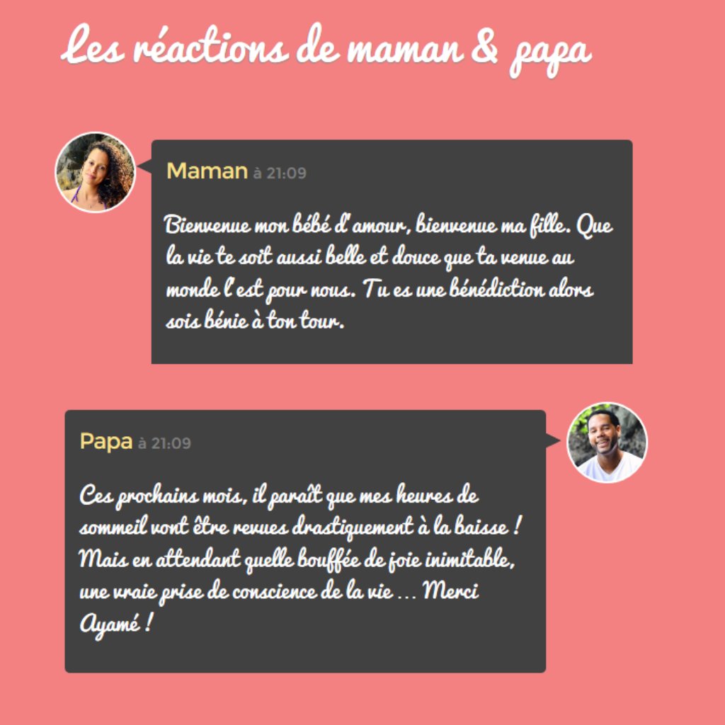 Dans votre #Babypoom, vous avez la possibilité de partager vos émotions suite à l'arrivée de #Bébé
#decembrette2016 #enceinte #fairepart