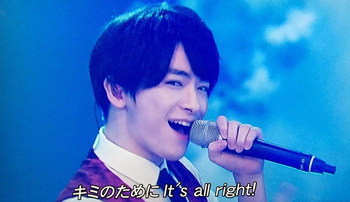 FNS歌謡祭の超絶かっこいい知念くんハイライトです(出ましたお気に入りのロックストレッチ！)