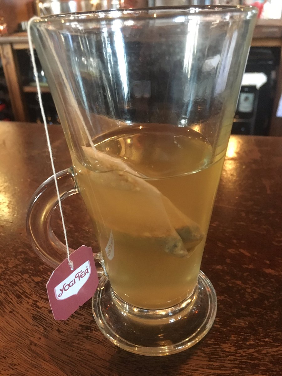 Would like to thank <a href="/yogiteaeurope/">YOGI TEA</a> for fixing my sore throat. Ginger Orange with Vanilla. 👏👏👏 <a href="/RailwaySouthend/">The Railway Hotel</a>
