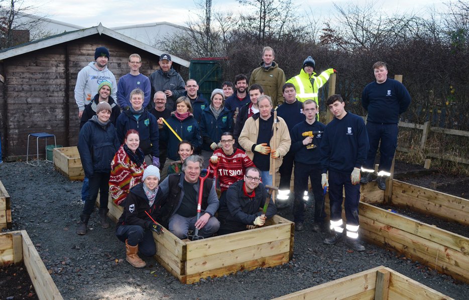TCVScotland's tweet photo. We had a great turnout for our latest 'Swarm' event to develop our growing space at the Jupiter Centre. More pics at https://t.co/lzK15cevSP https://t.co/bsconlNP00