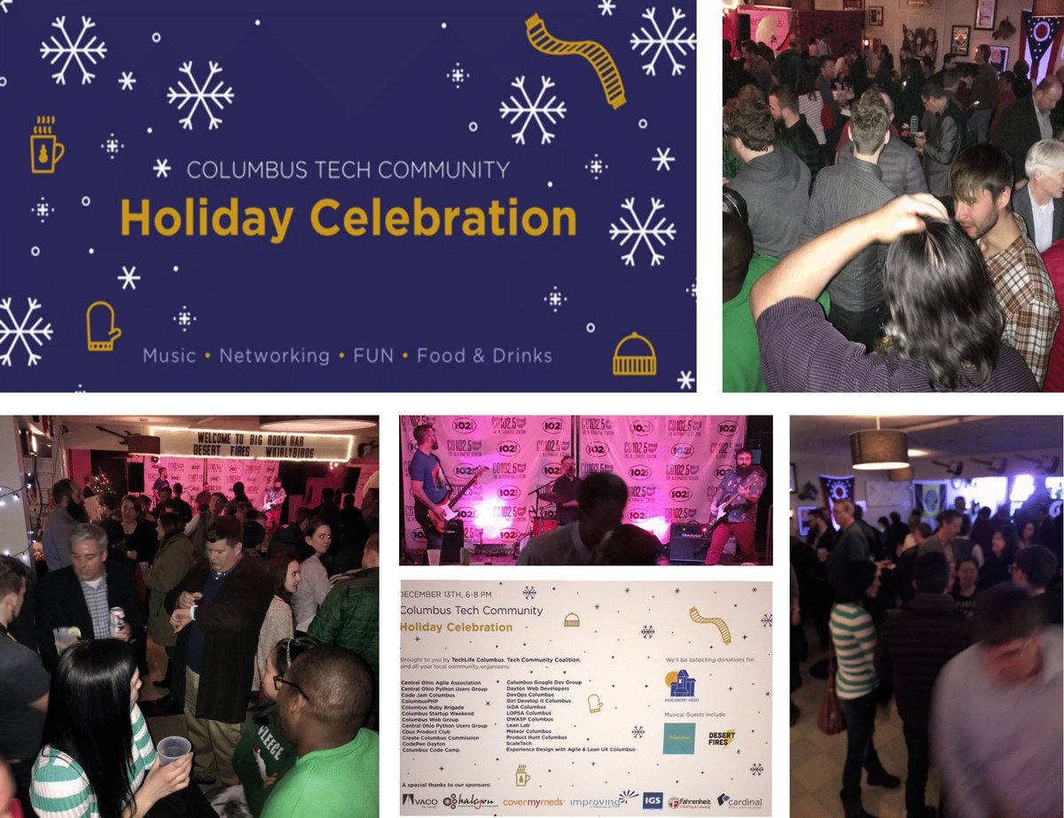 AllenHMay's tweet photo. The #Ohio tech community get together to celebrate and support each other @CBusWebGroup @COL_TechEvents  @codependayton @DaytonWebDevs https://t.co/jqy7oVrtW0