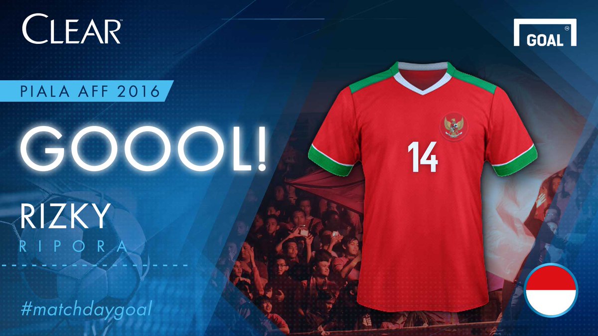 64' GOAL! Rizky Pora! #Indonesia 1-1 #Thailand | LIVE: bit.ly/2gHPUVF #AyoIndonesiaBisa #TimnasJuara #MatchdayGoal <a href="/CLEARIndonesia/">CLEAR Indonesia</a>